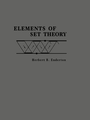 cover image of Elements of Set Theory